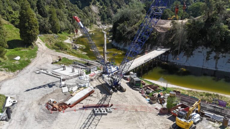 KEEP St Leger bridge mid construction