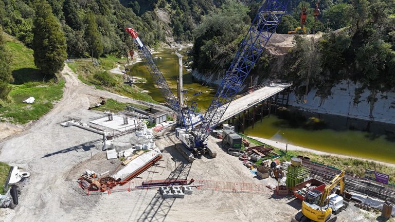St Leger bridge mid construction copy